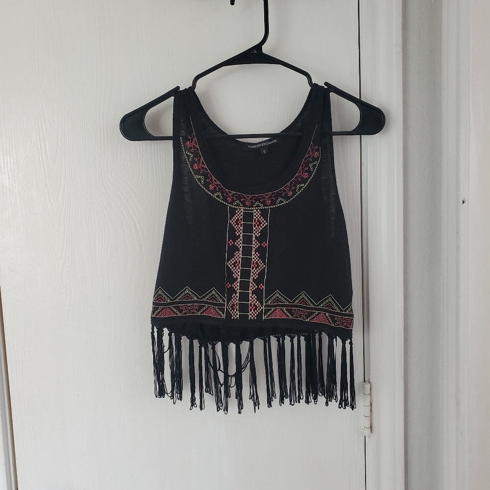 Foreign Exchange Crop Top Small
